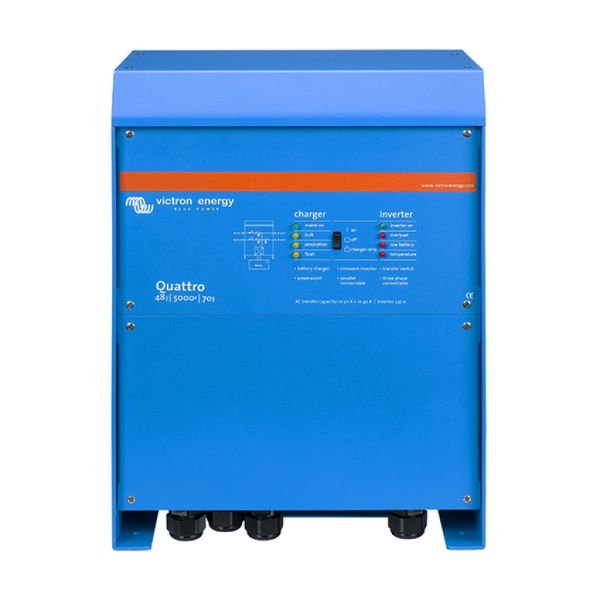 380 - Гібридний інвертор Victron Energy Quattro 48/5000/70-100/100 (QUA485021010)