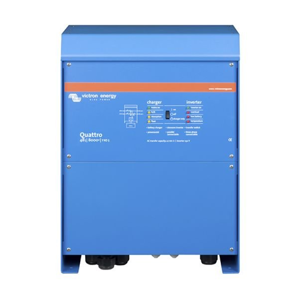 381 - Гібридний інвертор Victron Energy Quattro 48/8000/110-100/100 (QUA488024000)