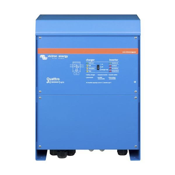 382 - Гібридний інвертор Victron Energy Quattro 48/10000/140-100/100 (QUA481030010)
