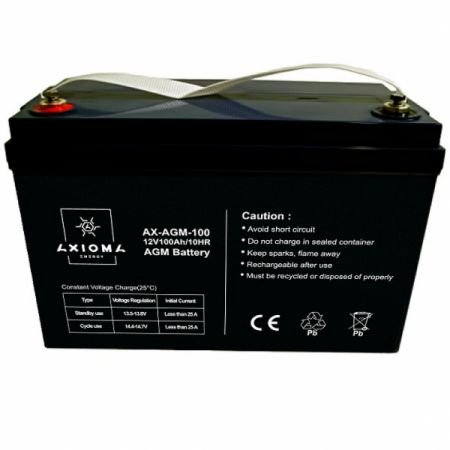 786 - Аккумулятор AXIOMA energy AGM 12В 100Ач, AX-AGM-100