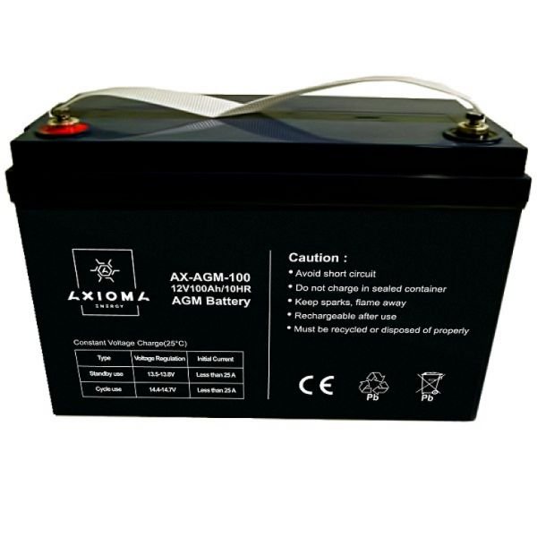 786 - Акумулятор AXIOMA energy AGM 12В 100Ач, AX-AGM-100