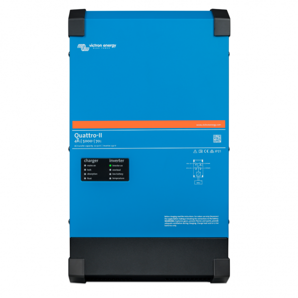 826 - Гібридний інвертор Victron Energy Quattro-II 48/5000/70-50