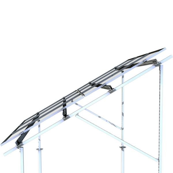 303 - Система кріплення Kripter для 24 сонячних панелей на землю